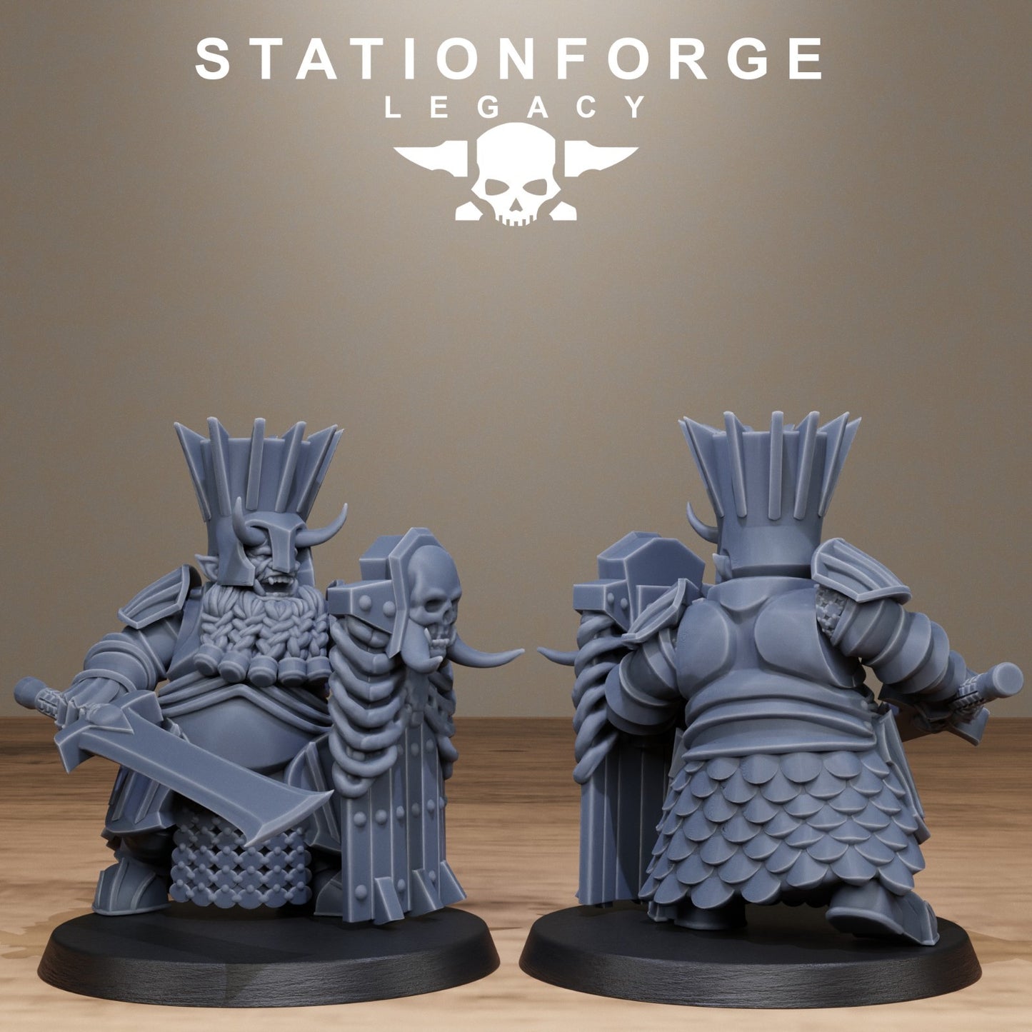 Chaosvale Infantry  from Station Forge 32mm. FREE BASES & POST