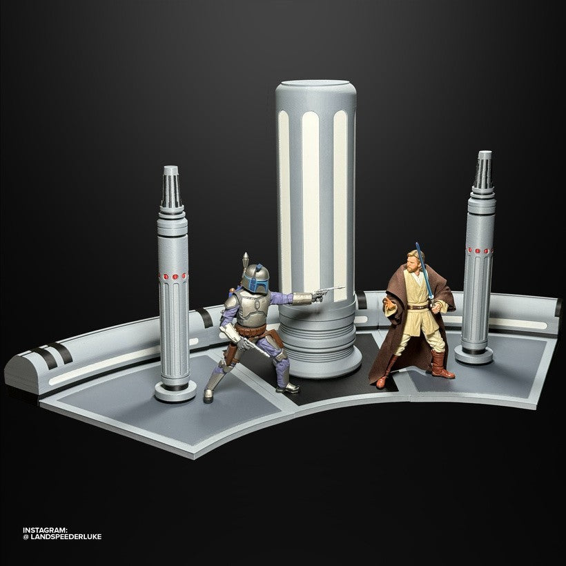 Star Wars 3D Printed Kamino Duel Diorama - Made to Order