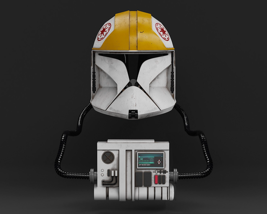Star Wars Phase one Pilot Inspired 3D Printed Raw Helmet and Chestbox