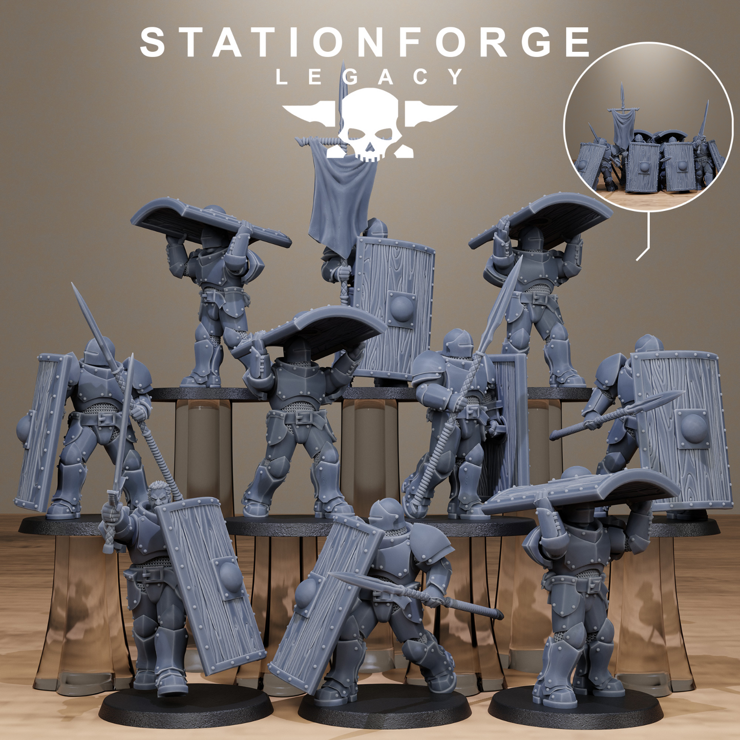 Solaris Shielders From Station Forge Legacy, Fantasy INC BASES + FREE POST