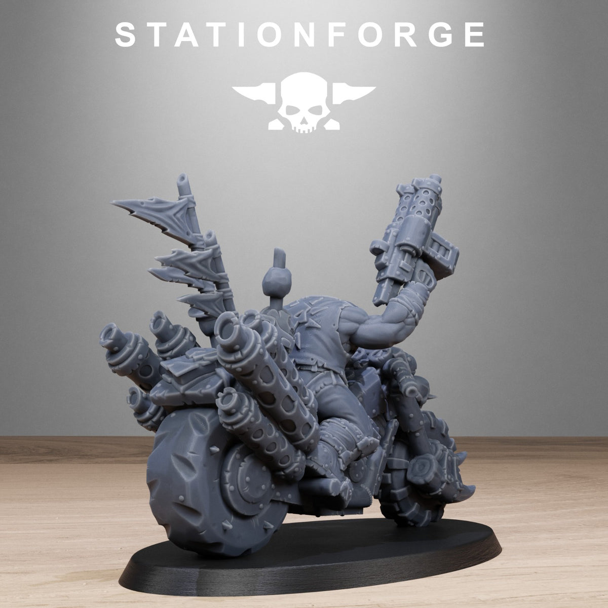 Orkaz Bikers 32mm From StationForge | Support free | Free post | Free Bases