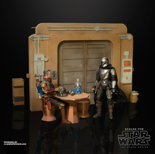 Star Wars 3D Printed Mos Pelgo Cantina - Two Sided Diorama