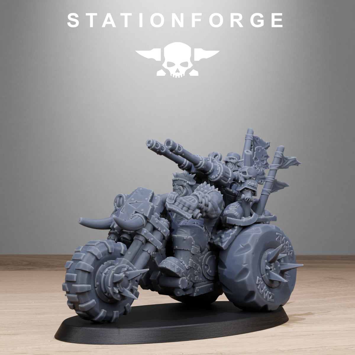 Orkaz Bikers 32mm From StationForge | Support free | Free post | Free Bases