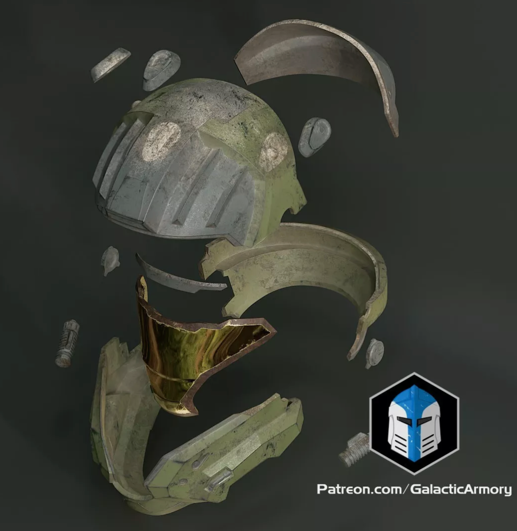Halo CQB Helmet - 3D Printed RAW Kit