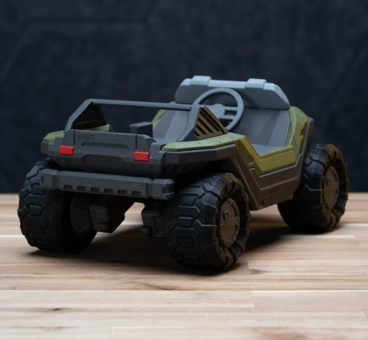 3D Printed Halo Wathog car Chunk Kit Figure