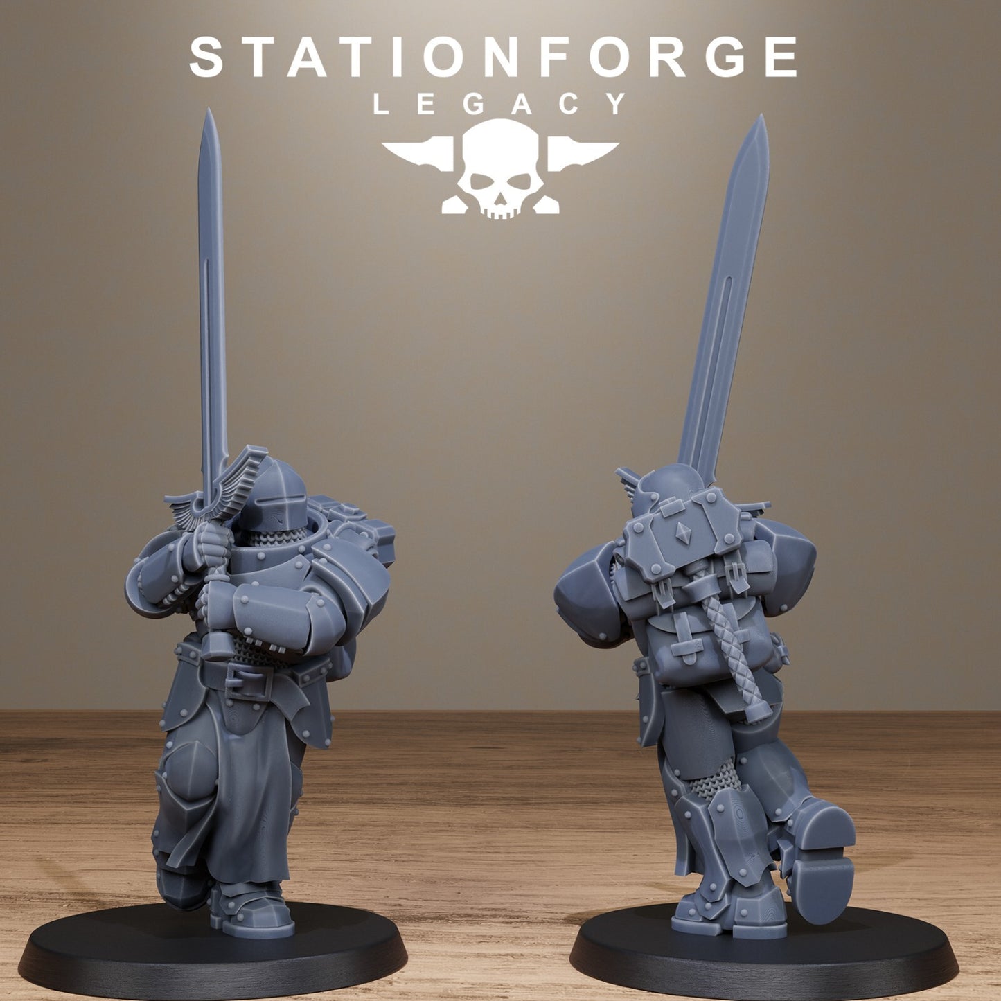 The Solaris Great Swordsmen from Station Forge Legacy INC BASES + FREE DELIVERY