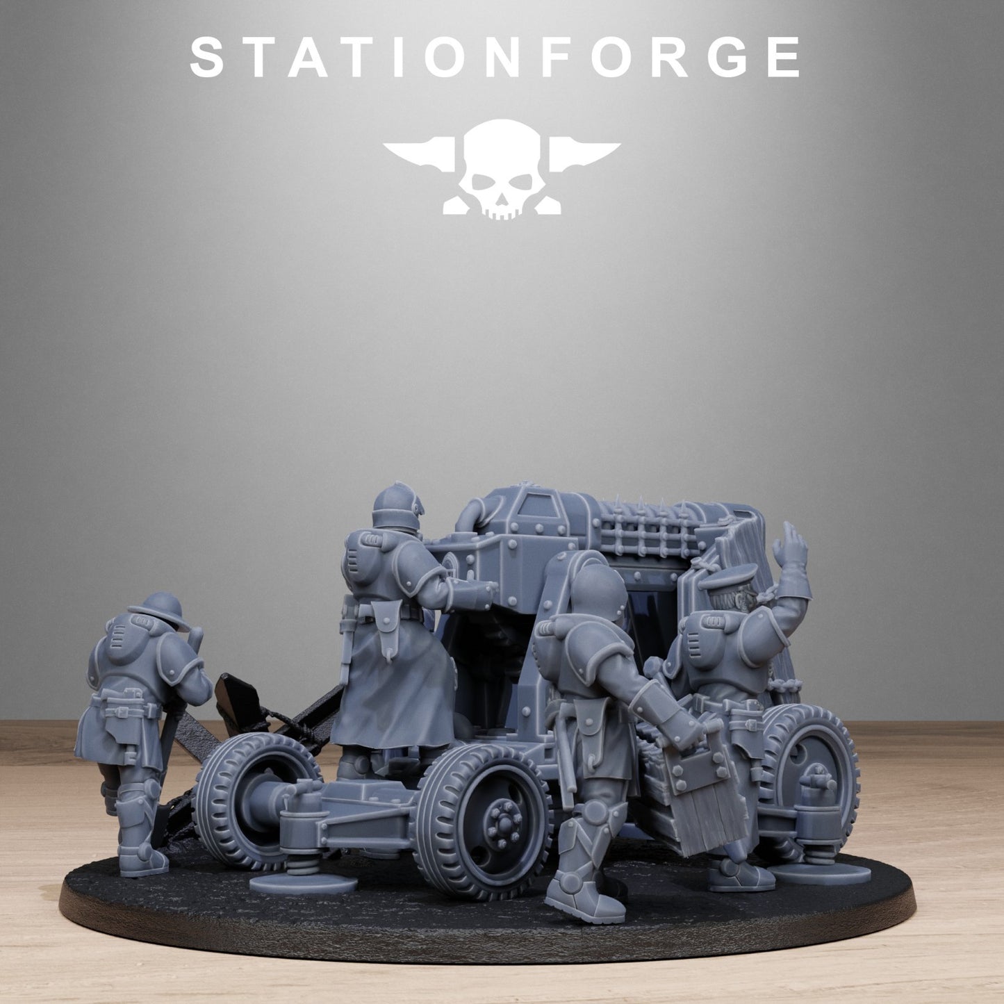 RoyalGuard light artillery from Station Forge 32mm. FREE BASE