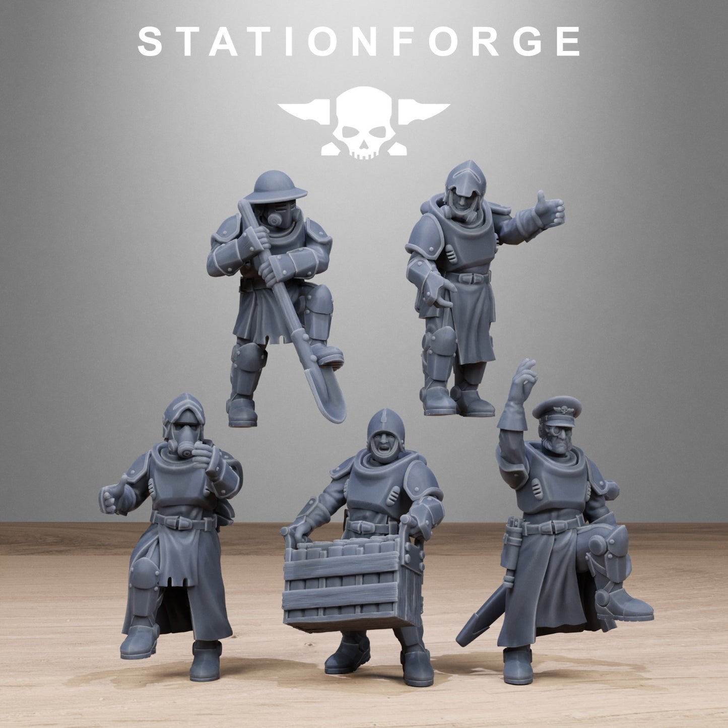 RoyalGuard light artillery from Station Forge 32mm. FREE BASE