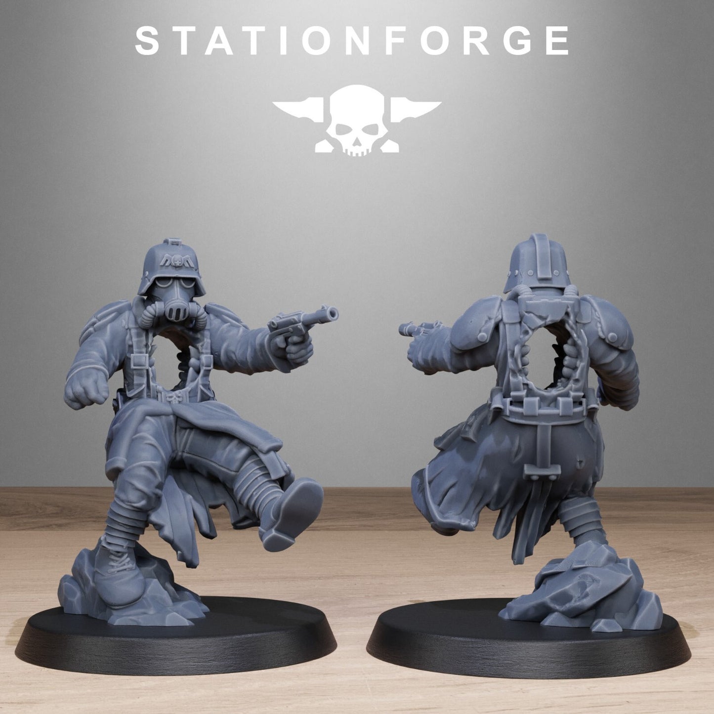 Grimguard Objective markers from Station forge, trench compatible