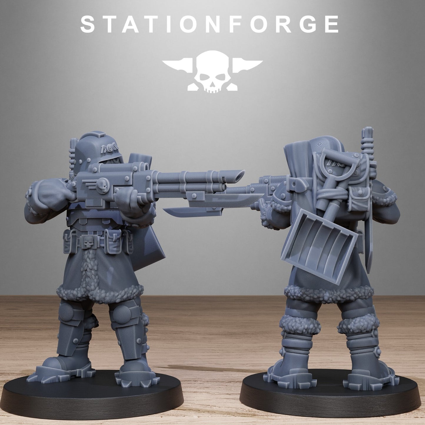GrimGuard Frostwatch Patrol - Station Forge Wargaming Figures Inc Bases