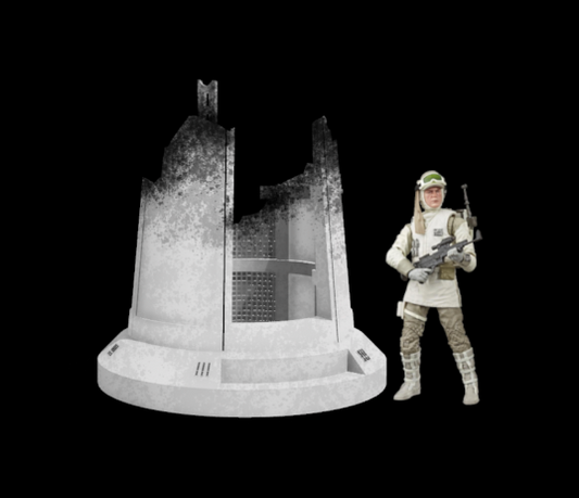 3D Printed Star Wars Hoth DF.9 Anti-Infantry Battery (Destroyed)