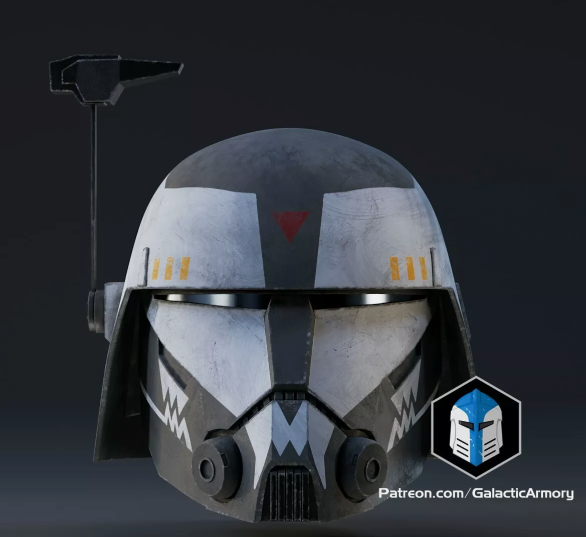 Star Wars Desert Wolffe Helmet 3D printed Cosplay Raw Kit