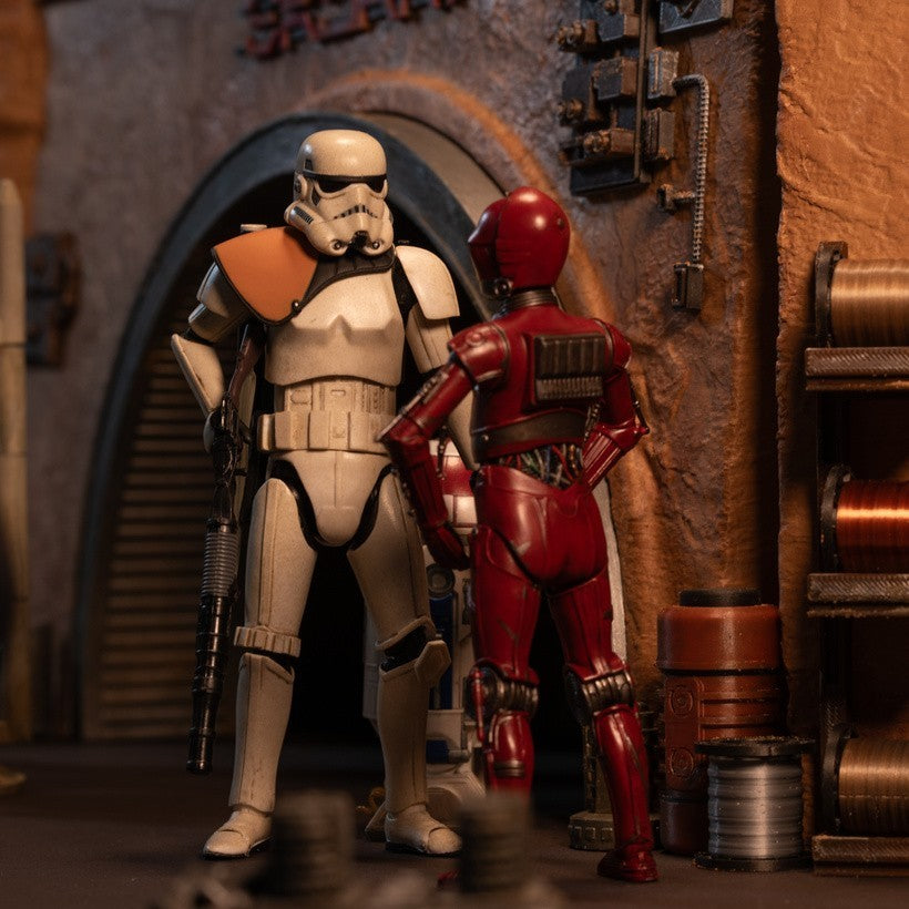 Star Wars 3D Printed Custom Desert Bazaar Diorama