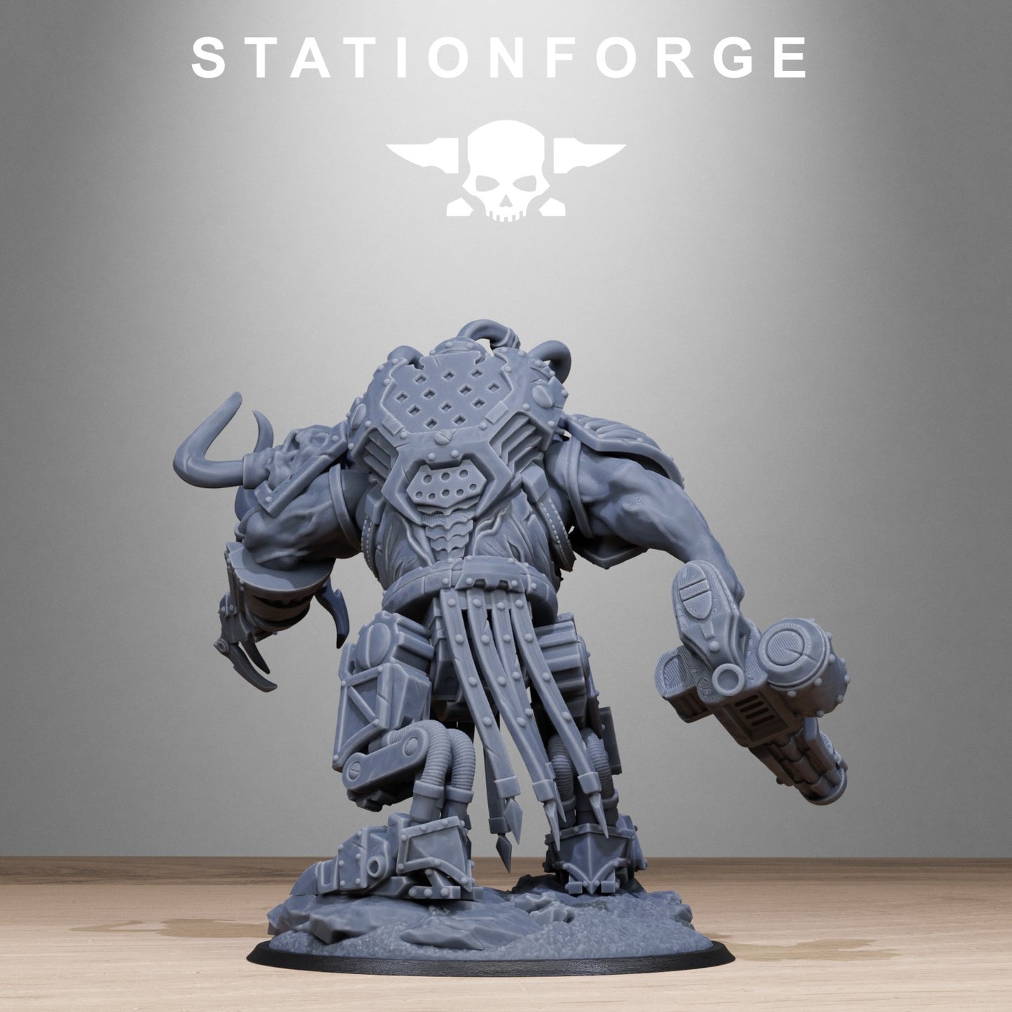 Corrupted Guard Tormentius and 80mm base From Station Forge