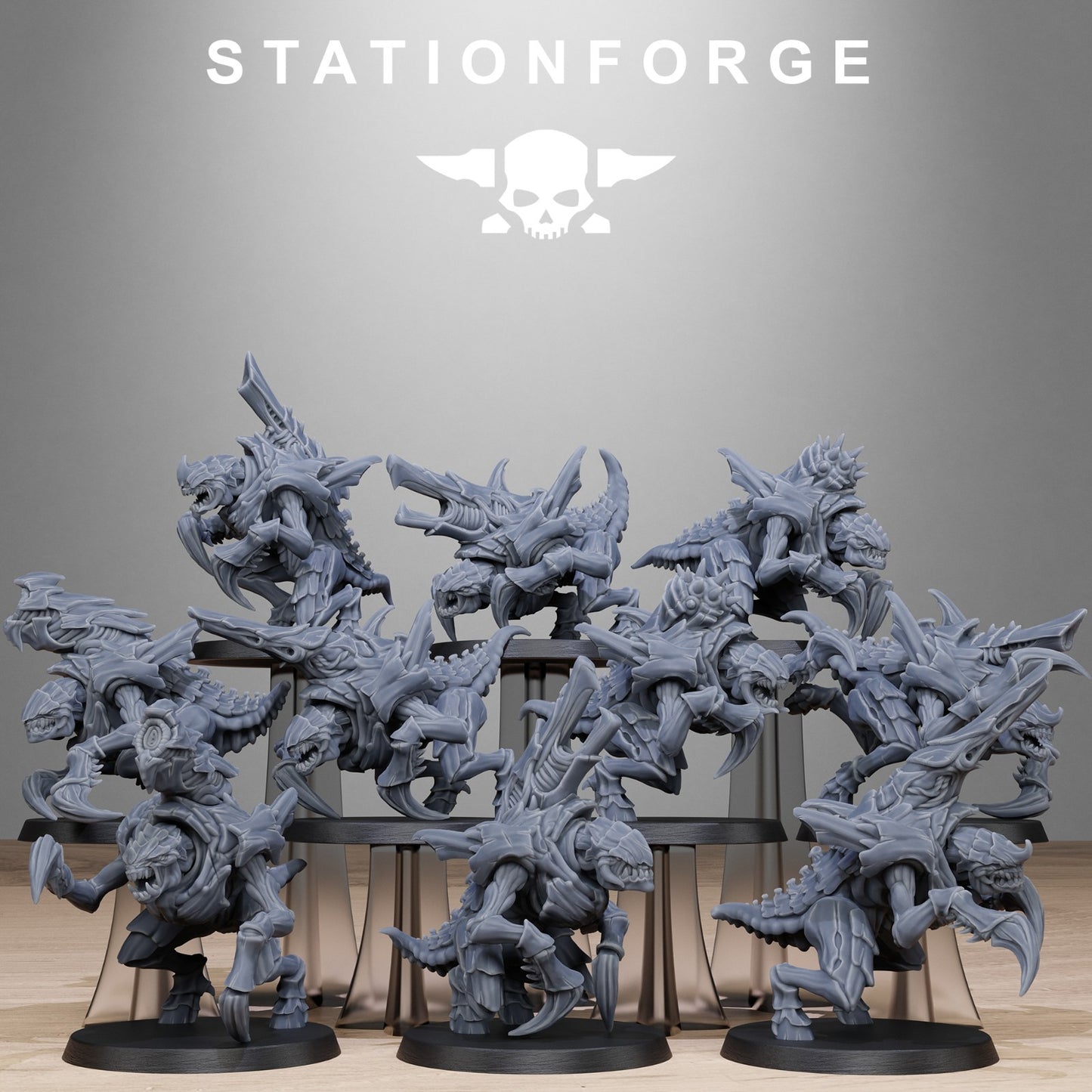 Xenarid Karnyxes by Station Forge | Support Free | Free Post | Free Bases