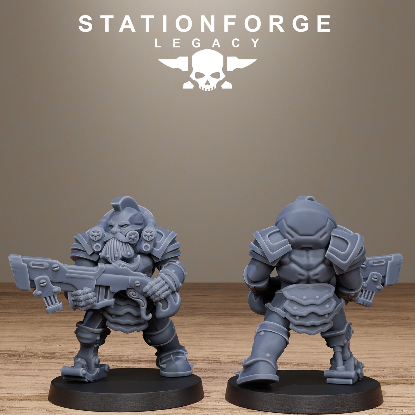 The IronVale Dwarven  Infantry from Station Forge Legacy | INC BASES | FREE POST