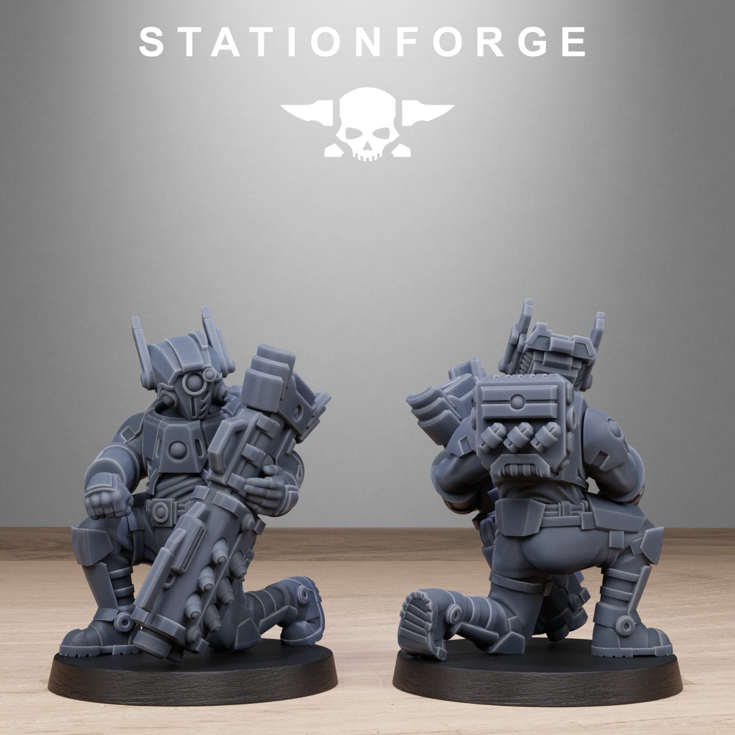 Tarion heavy infantry from Station Forge 32mm. FREE BASE