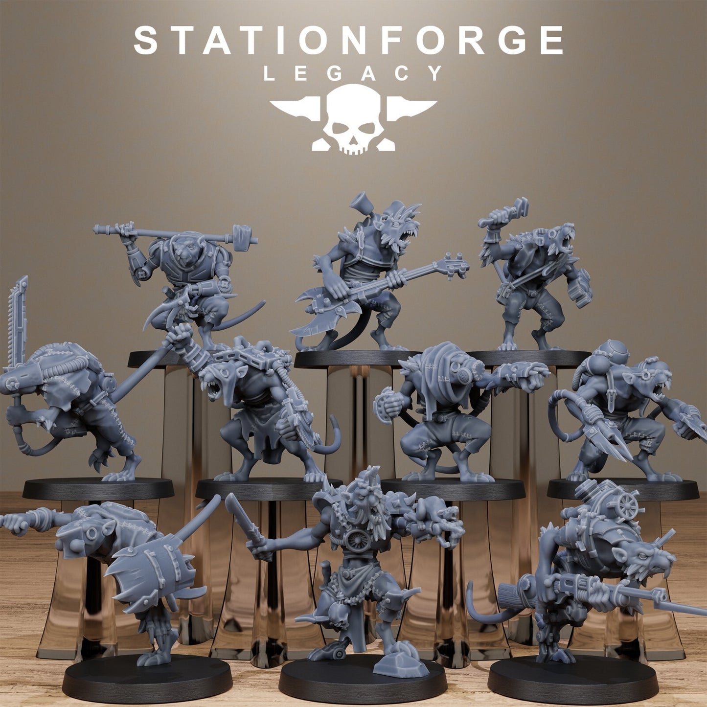The RotFang Infantry from Station Forge Legacy Inc Bases