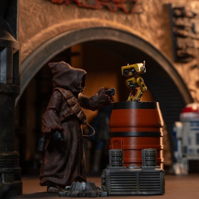 Star Wars 3D Printed Custom Desert Bazaar Diorama