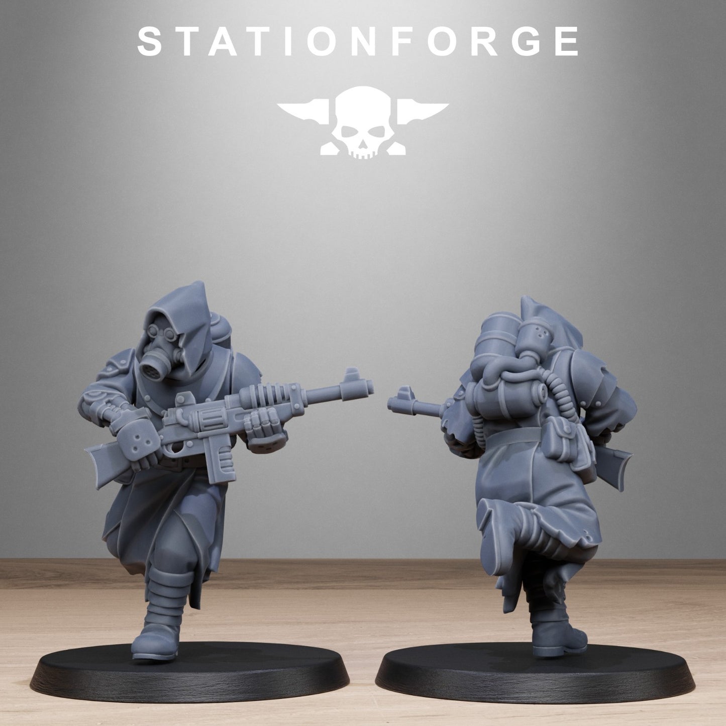 Scavenger Sanctum Infantry from Station Forge 32mm. FREE BASES & POST