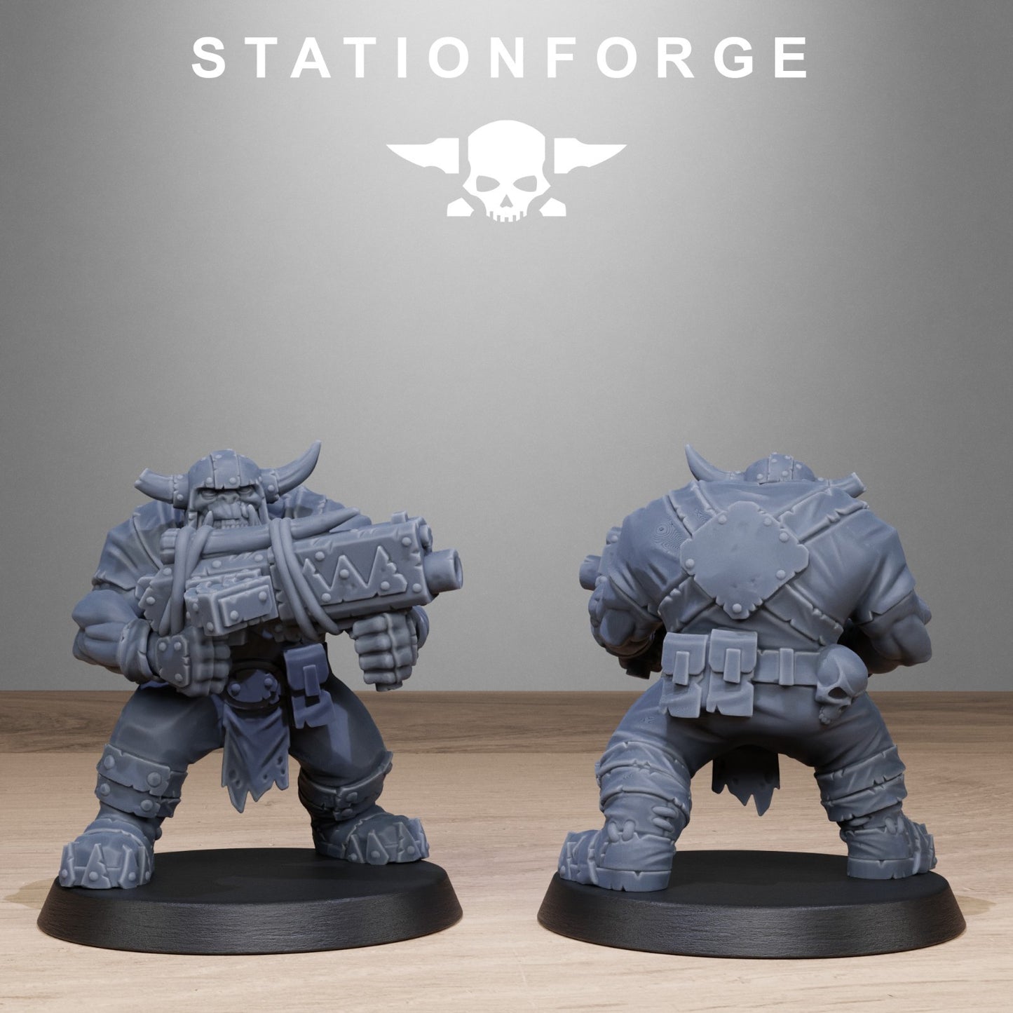 The Orkaz bros from Station Forge 32mm FREE BASES + POST