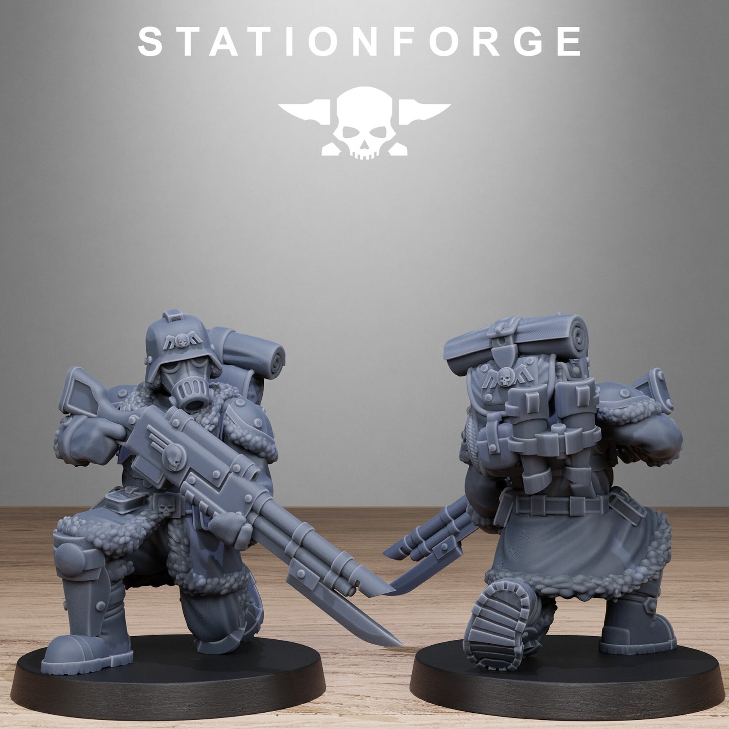 GrimGuard Frostwatch Patrol - Station Forge Wargaming Figures Inc Bases
