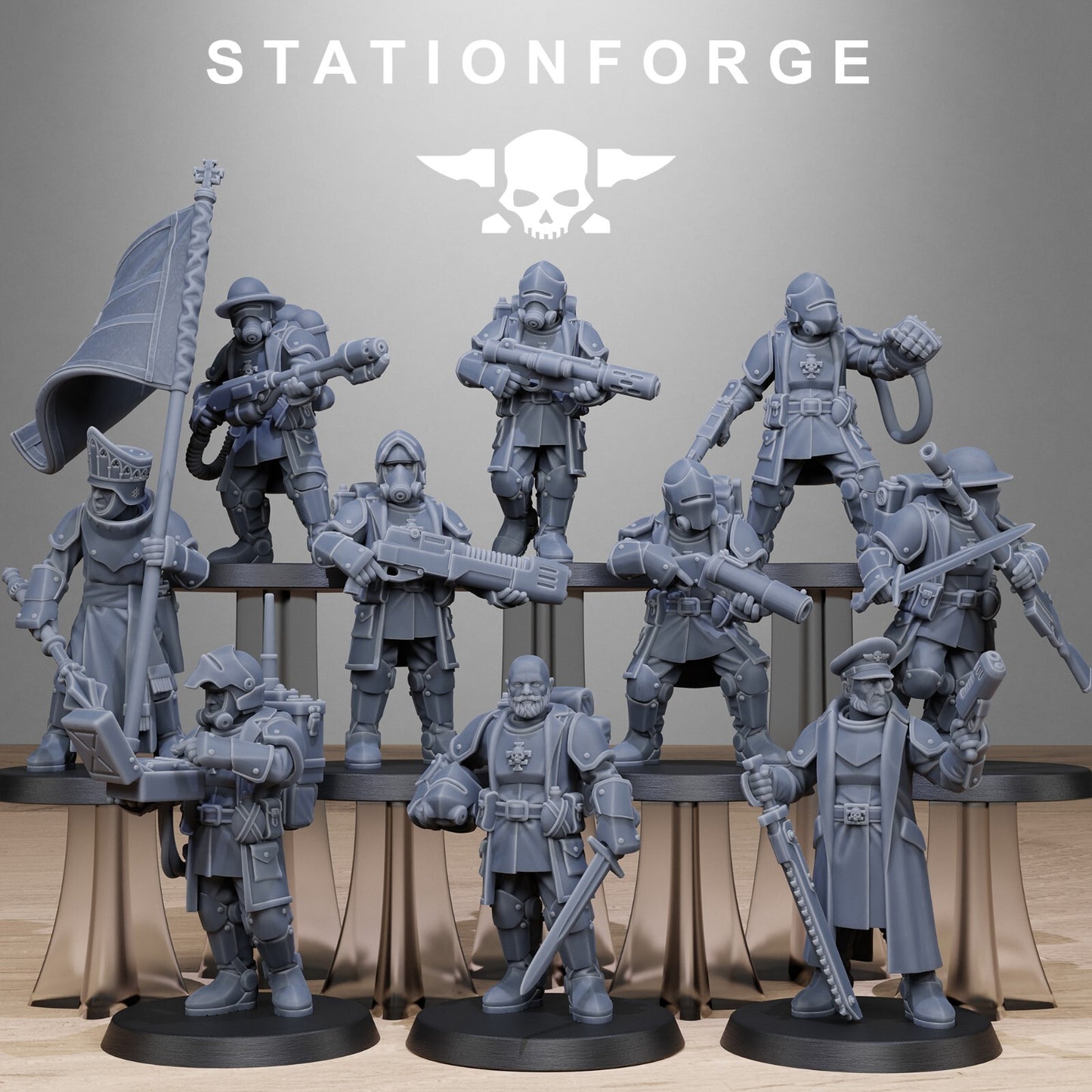 RoyalGuard Enforcers From Station Forge 32mm INC BASES + FREE POST