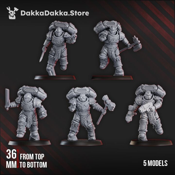 Ignisaurus Clan Warriors Storm Squad with Jetpacks INC BASES