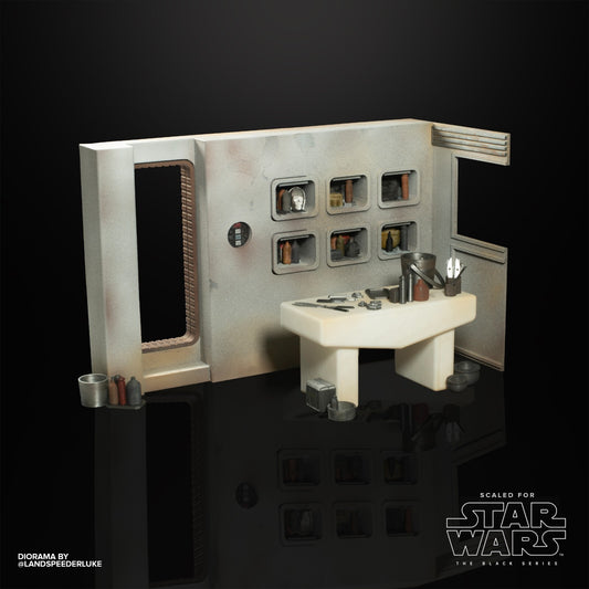3D Printed Tosche Station diorama for 3.75" & 6" Star Wars Figures