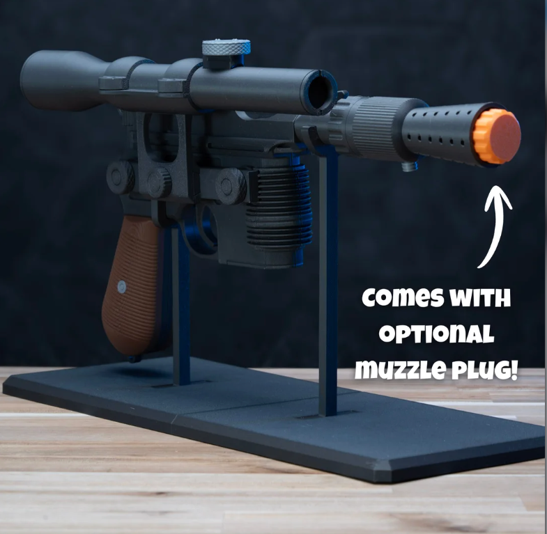 3D Printed DL-44 Blaster - Star Wars Cosplay Prop Kit