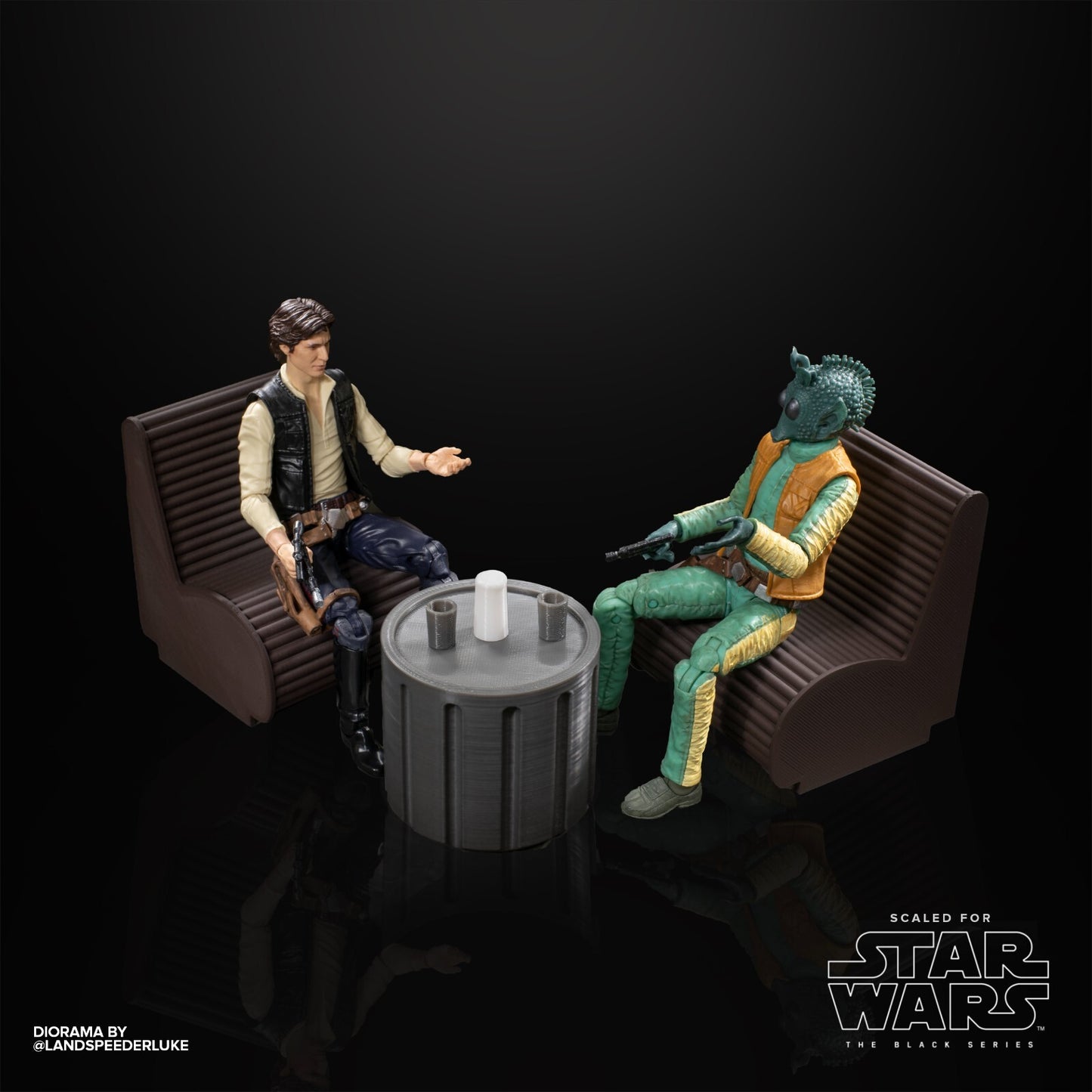 Star Wars 3D Printed Cantina furniture set