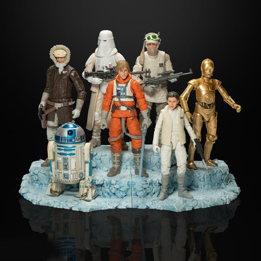 3D Printed Star Wars Black  figure terrain/stand