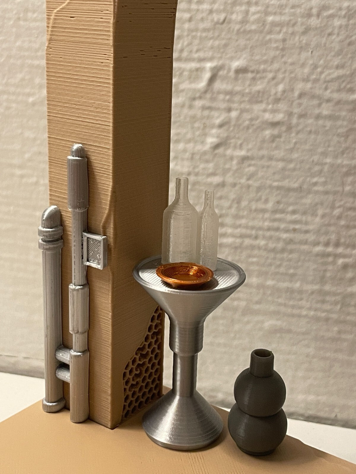 3D Printed Star Wars Bobba Fett Mini Palace diorama for Black Series Figures