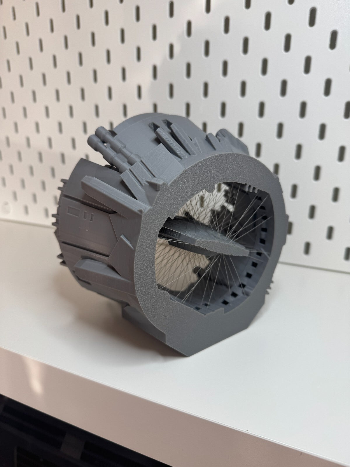 Suspended Millenium Falcon Diorama 3d Printed model