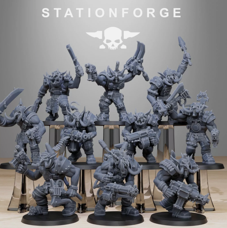 The Orkaz Trolls from Station Forge | INC BASES| FREE POST