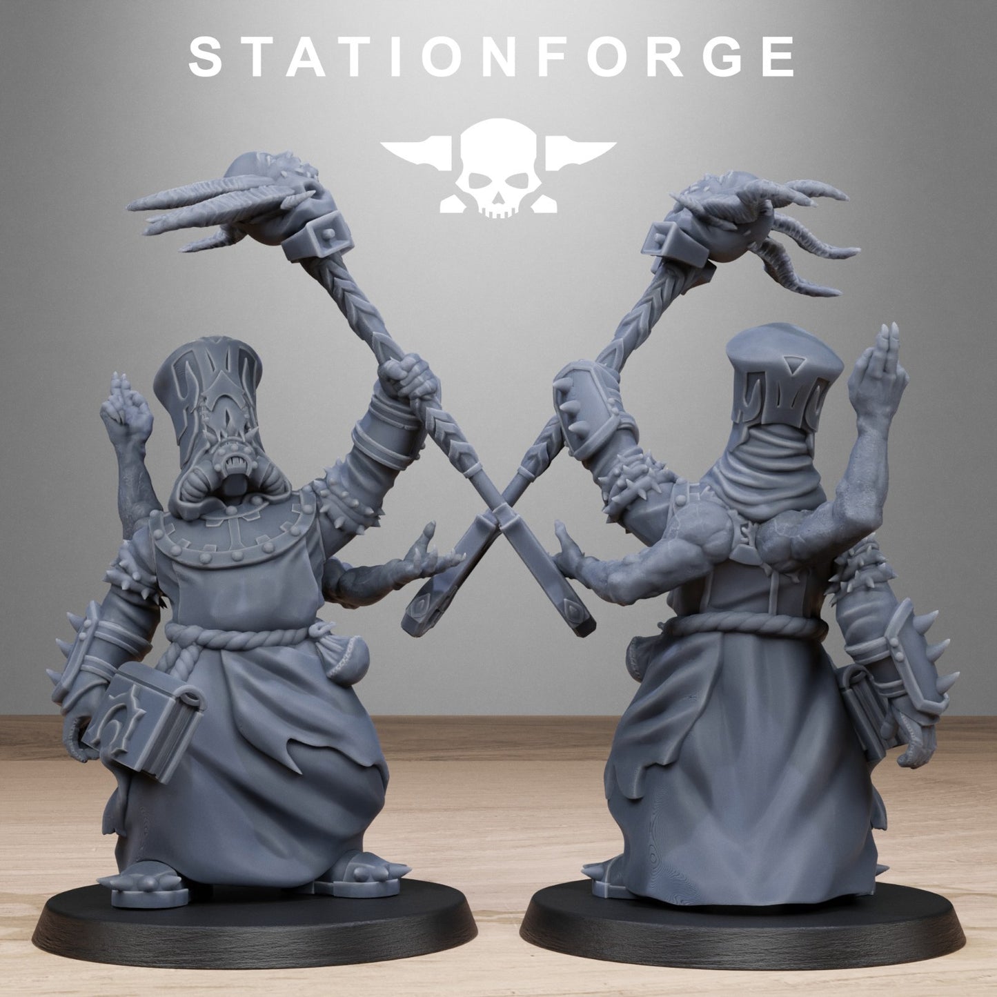 Scavenger mystics from Station Forge 32mm. FREE BASES & POST
