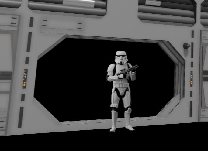 Star Wars 1:12 Death Star Walls – 6" Black Series