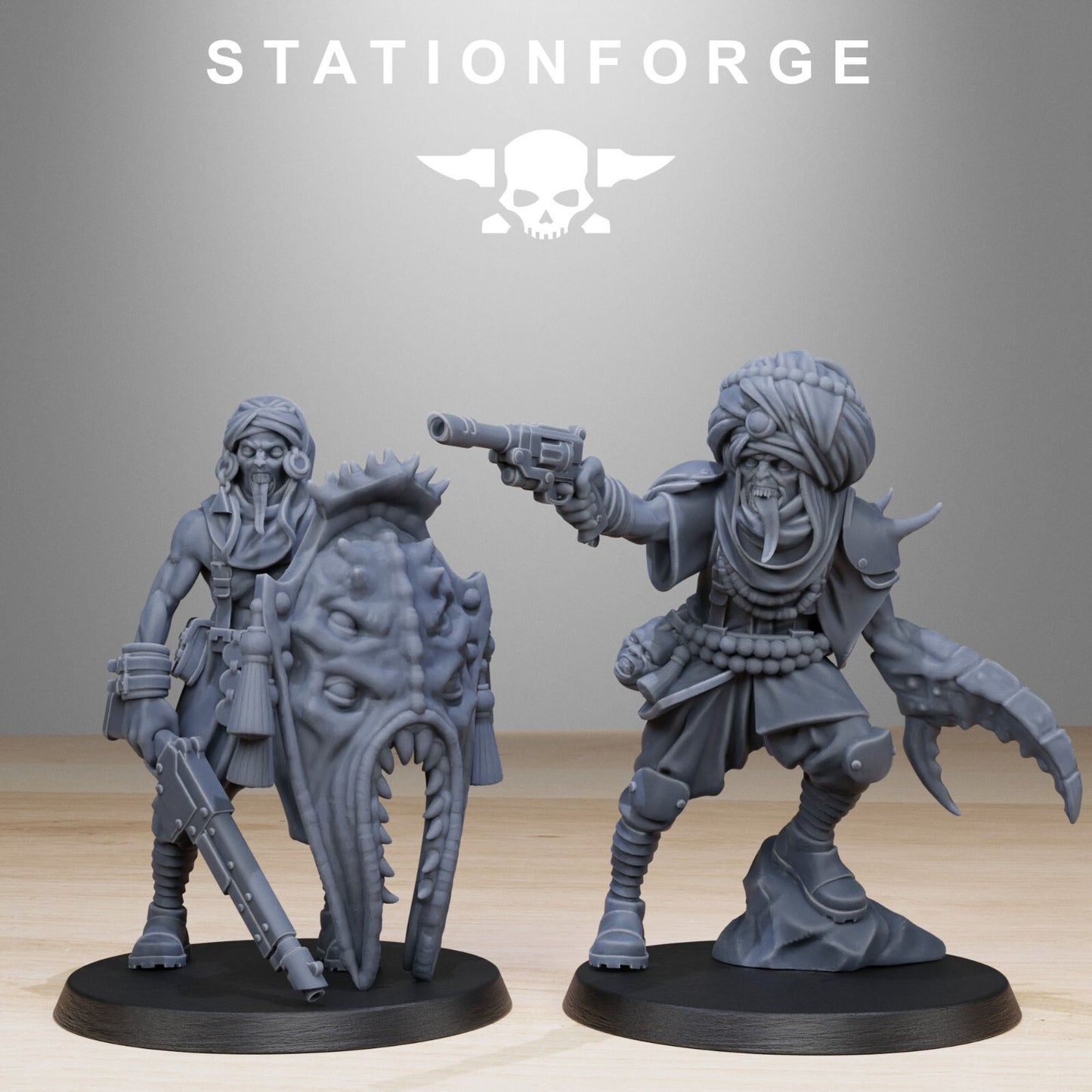 Corrupted Guard Lechers Miniatures - Station Forge Wargaming Figures