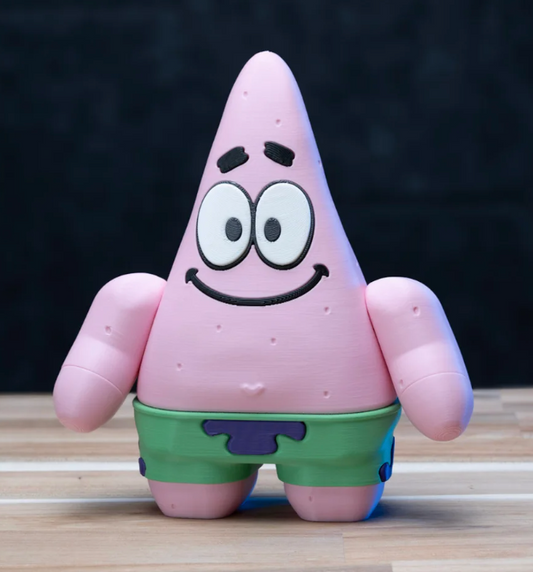 3D Printed Spongebob Patrick Chunk Kit Figure