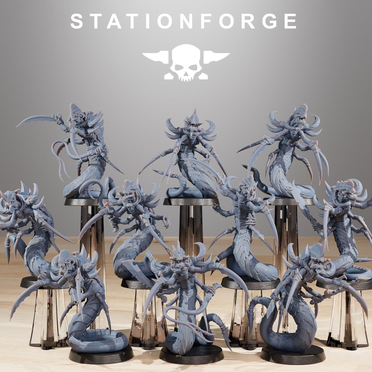 Xenarid Serpents from Station Forge