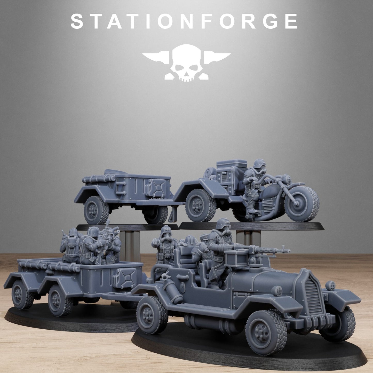 GRIMGUARD SUPPORT VEHICLES from Station Forge INC BASES
