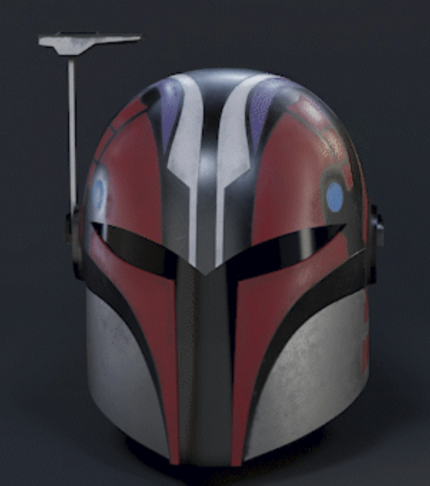 Star Wars Sabine Wren Inspired | 3D printed helmet. Ashoka