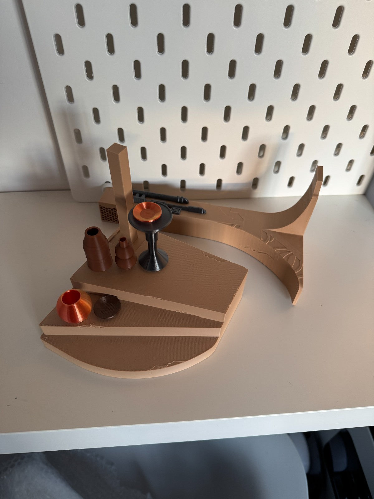 3D Printed Jabba Palace | Boba Fett Palace Doorway Dio for 3.75" Or 6" Figures