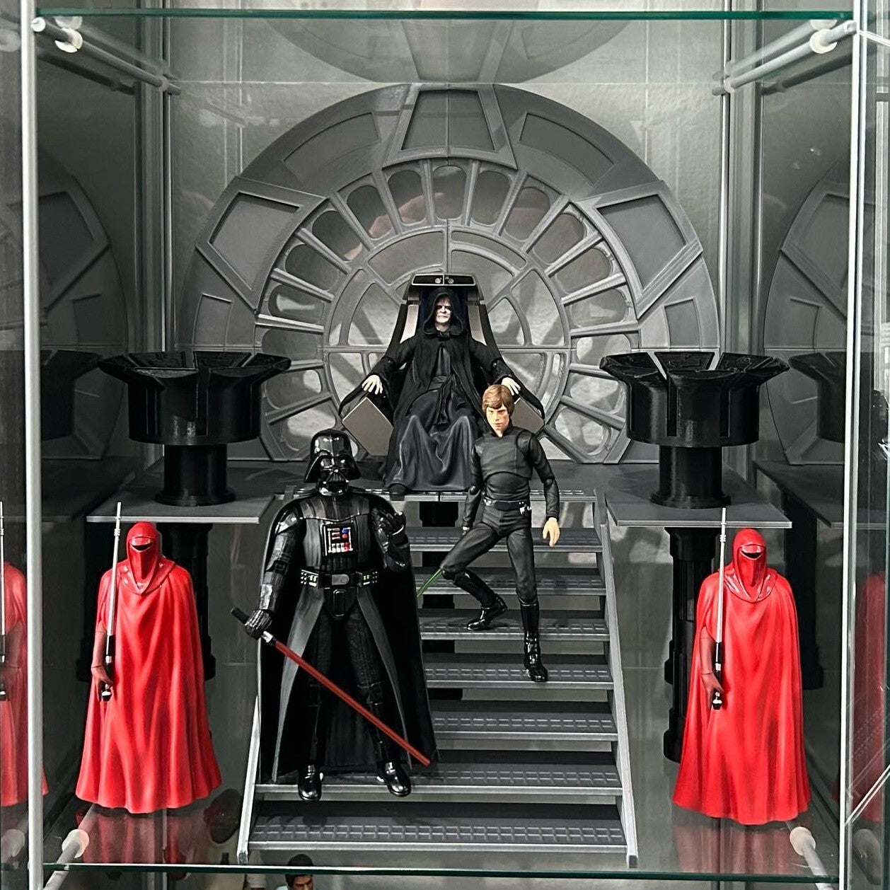 Star Wars 3D Printed Emperor Palpatine Throne Room for Black Series 6" Figures