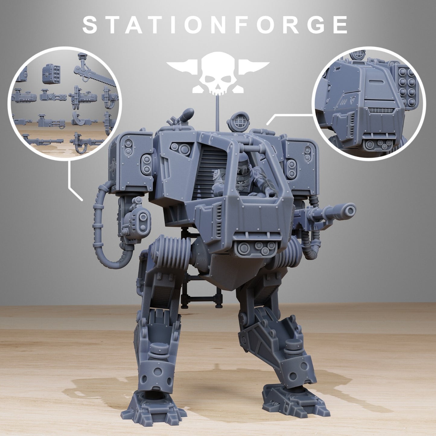 Vaskar Walker Miniature - From Station Forge