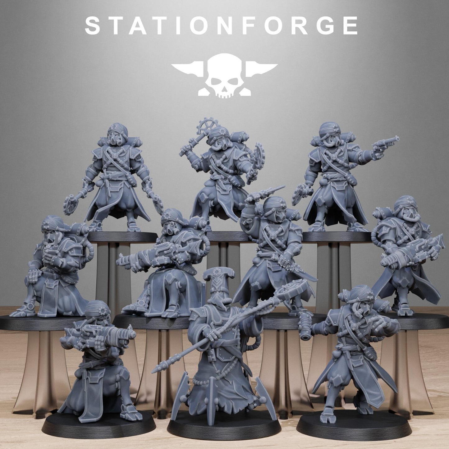 The Scavenger Scorchers from Station Forge 32mm INC BASES, FREEPOST