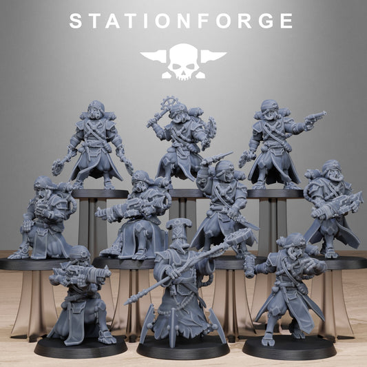 The Scavenger Scorchers from Station Forge 32mm INC BASES, FREEPOST