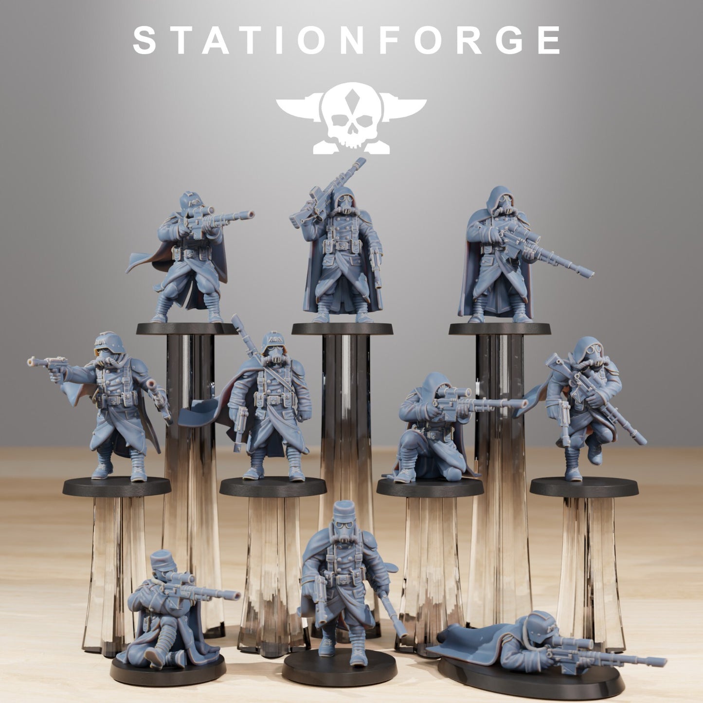 GrimGuard Marksmen from Station Forge | INC BASES | FREE POST