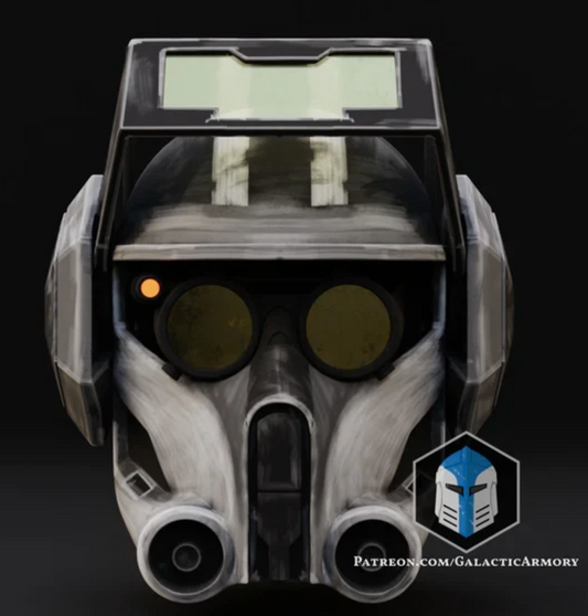 Starwars Bad Batch Tech Helmet 3D Printed RAW Kit