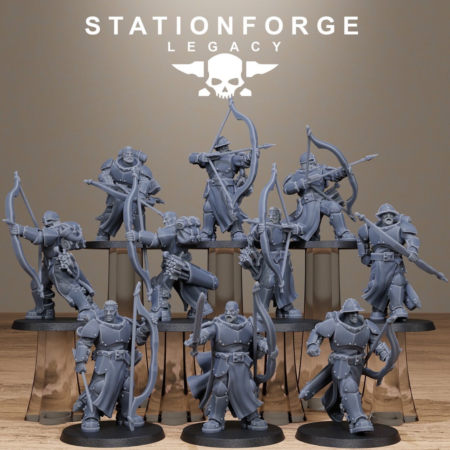 The Solaris Archers from Station Forge Legacy INC BASES + FREE POST